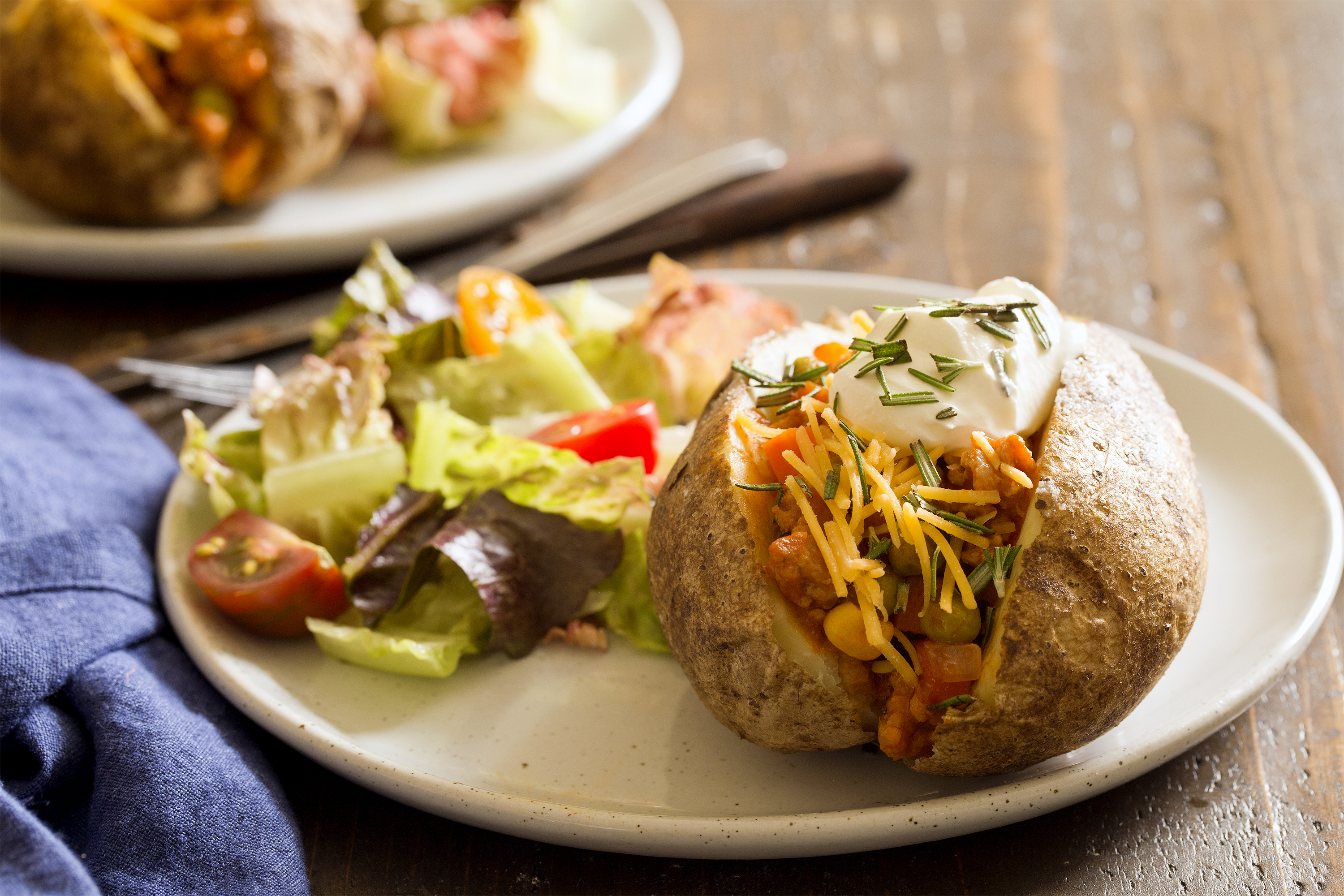 Veal Shepherds Pie Baked Potato