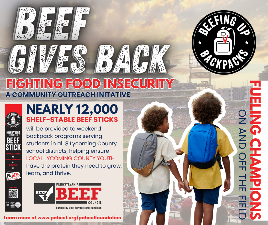 PA Beef Foundation Launches Beef Giving Back Program During Little League®  World Series